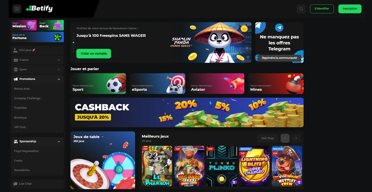 Application mobile Betify